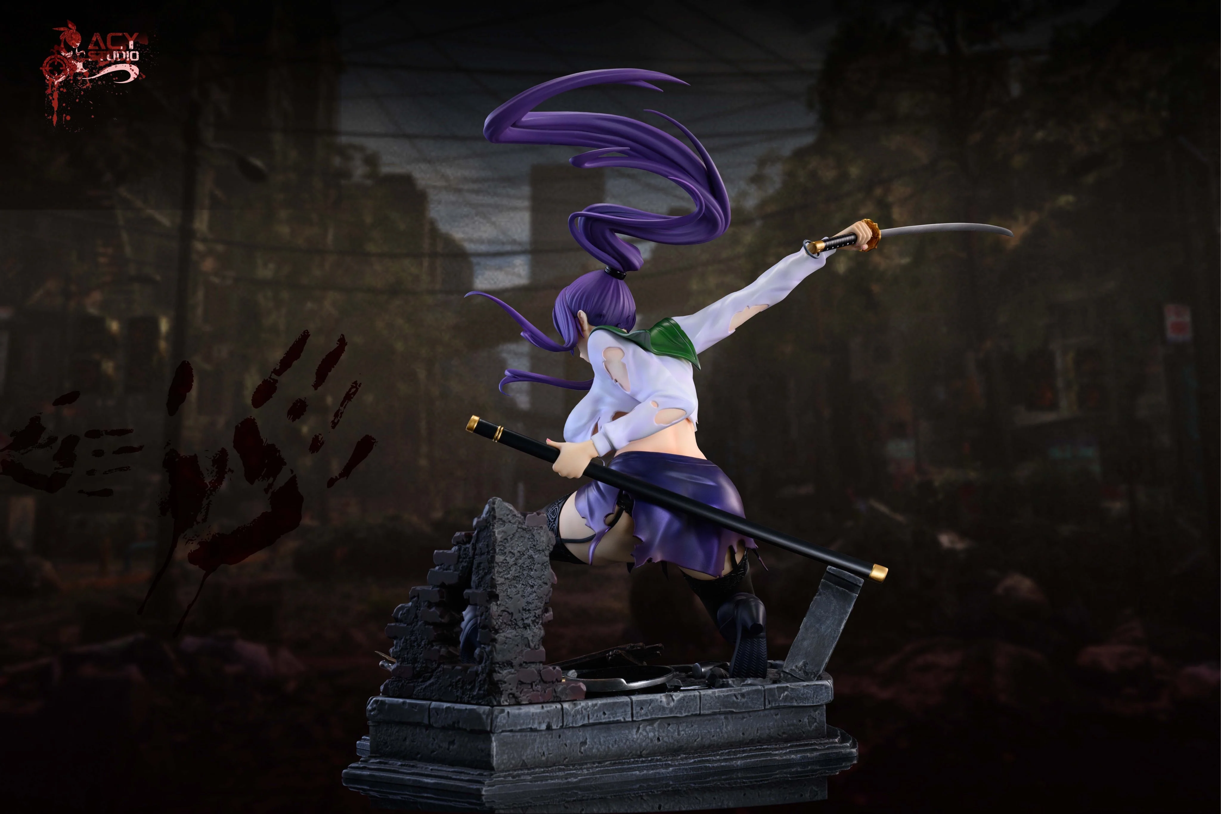 Highschool of the Dead - Busujima Saeko | 1:4 Resin Statue | von Acy Studio - Image 10