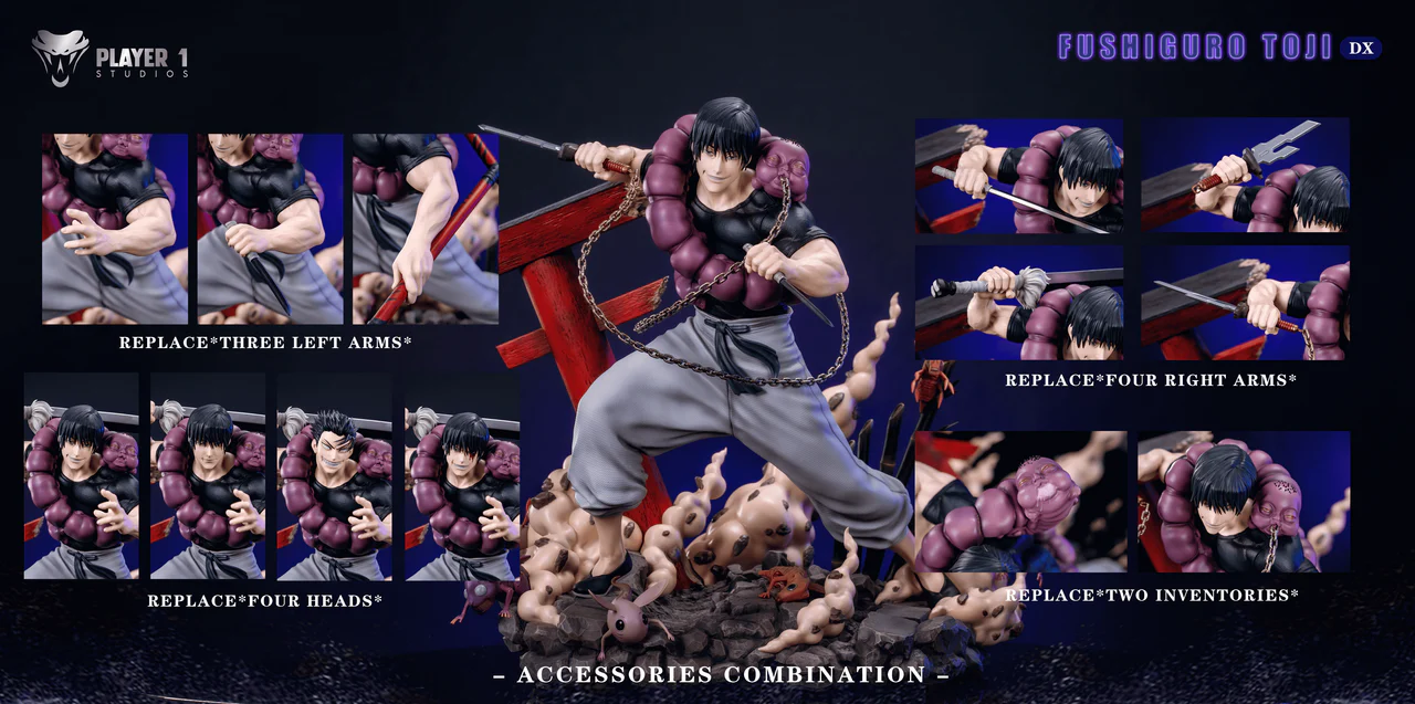 Jujutsu Kaisen - Fushiguro Toji | 1:4 Resin Statue | von Player 1 Studio - Image 7