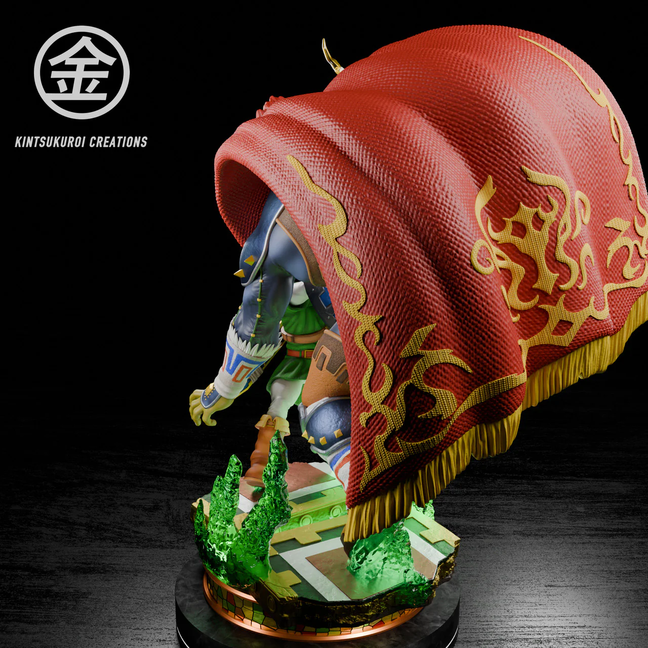 Legend of Zelda - Link vs. Ganondorf | 1:4 Resin Statue | von Kintsukuroi Creations Studio - Image 4