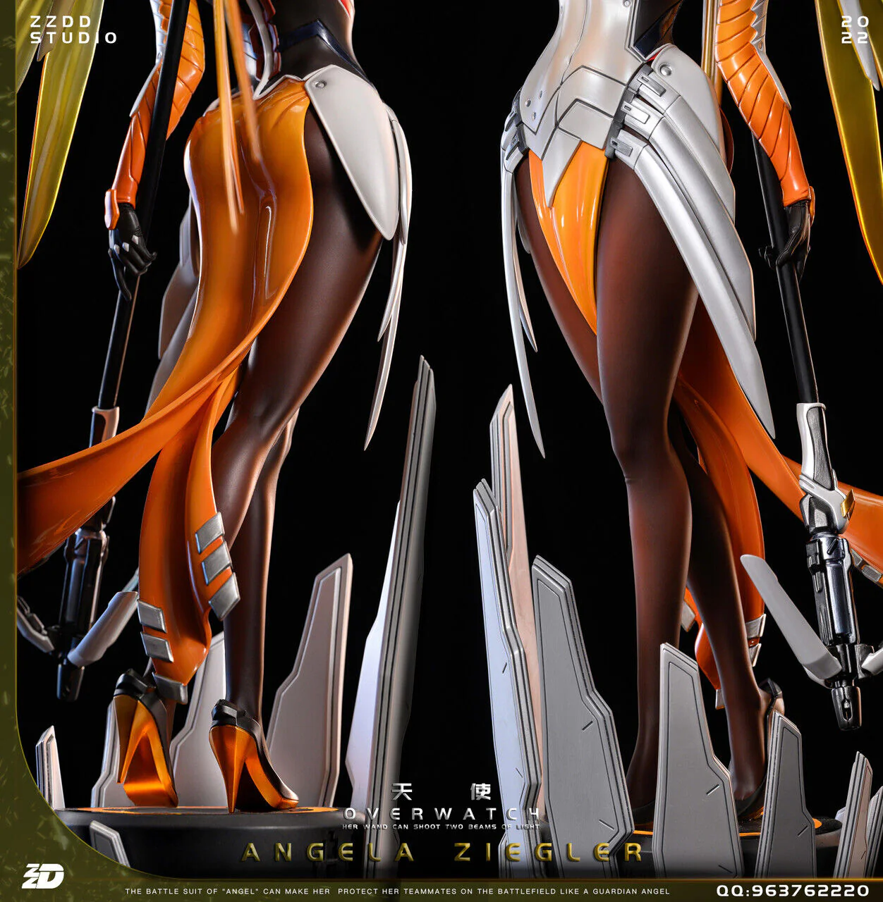 Overwatch - Mercy | 1:4 Resin Statue | von ZZDD Studio - Image 6